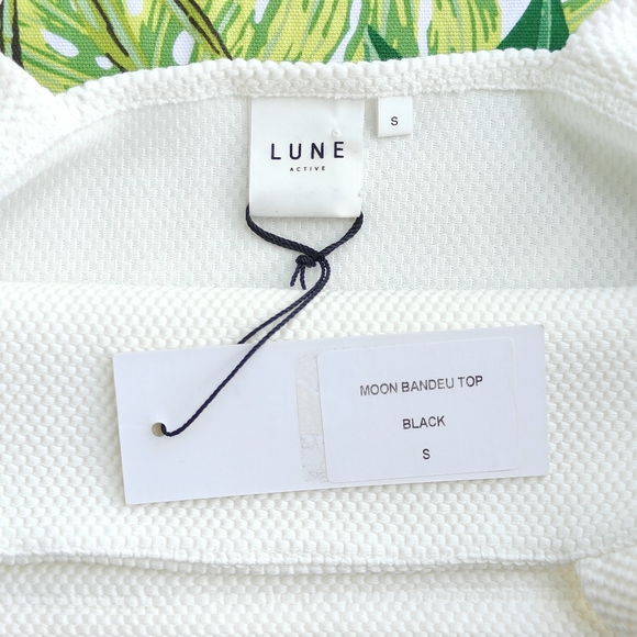 Lune Active Moon Bandeu Bra Crop Top Marshmellow Size Small - Picture 3 of 6